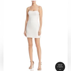 French Connection Whisper Dress in Summer White